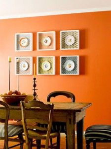 ideas de decoracion con platos 7