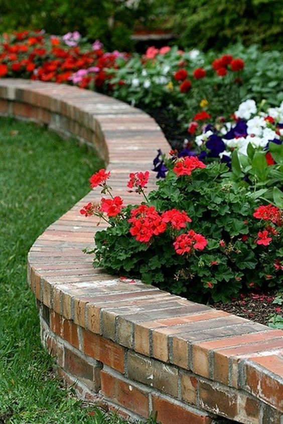 ideas de decoracion de jardines con ladrillos 10