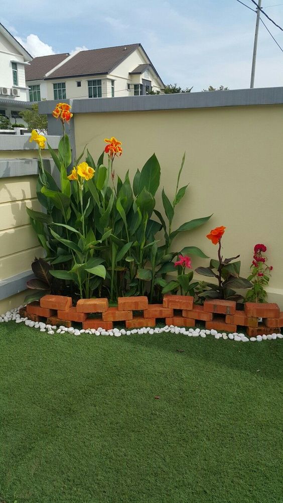 ideas de decoracion de jardines con ladrillos 4