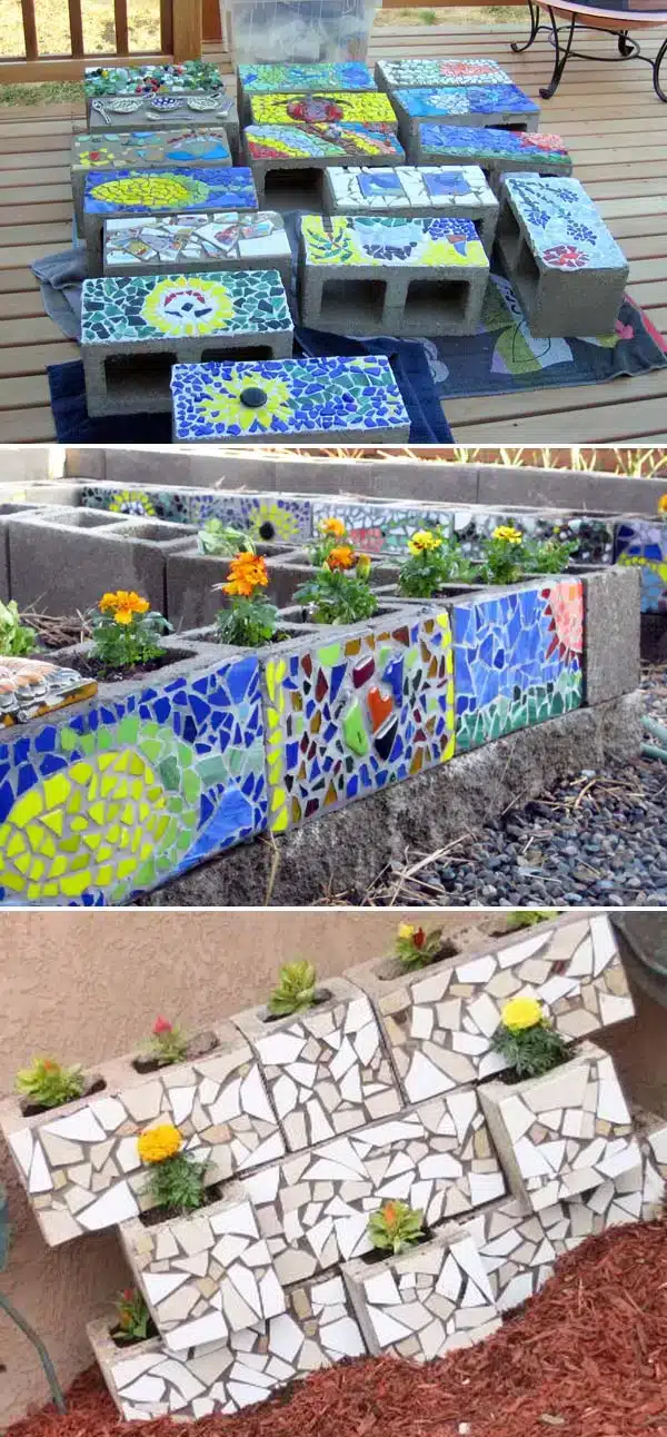 ideas de mosaicos para una hermosa decoracion de jardin 3