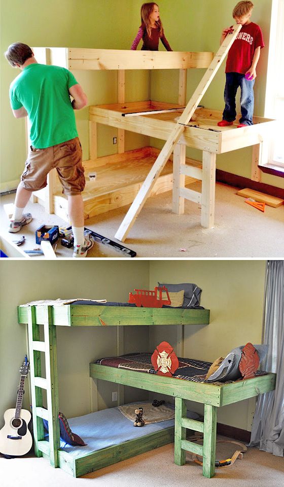 ideas de muebles infantiles hechos con palets 7