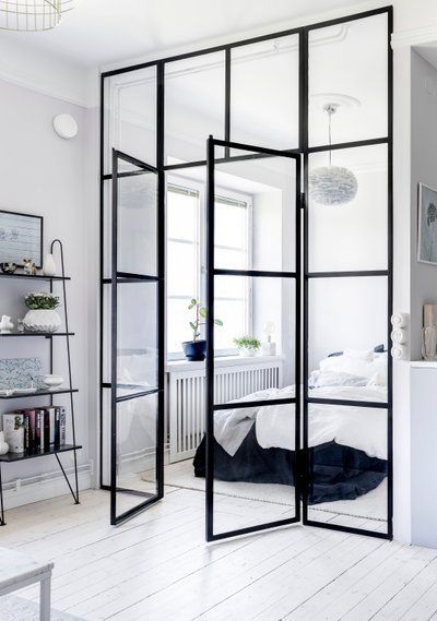 ideas de paredes de cristal dormitorio 6