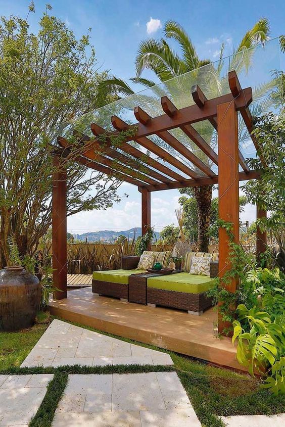 ideas de pergolas de madera 2