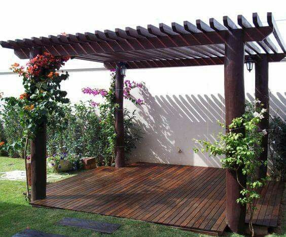 ideas de pergolas de madera 3