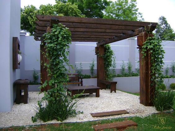 ideas de pergolas de madera 4