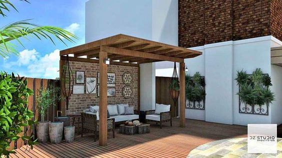 ideas de pergolas de madera 7