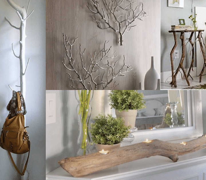 Ideas decoracion com ramas secas