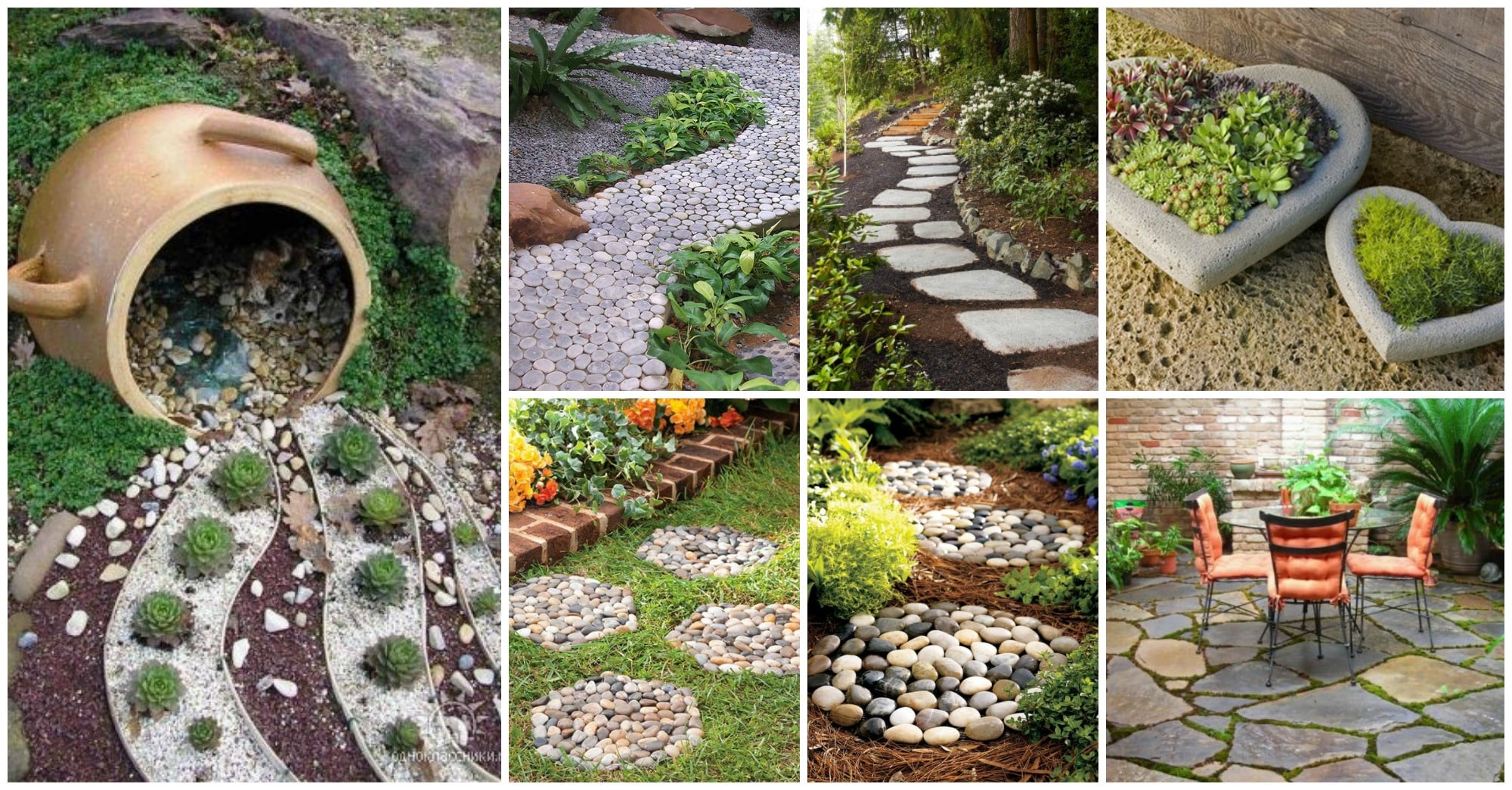 ideas decoracion de jardin con piedras