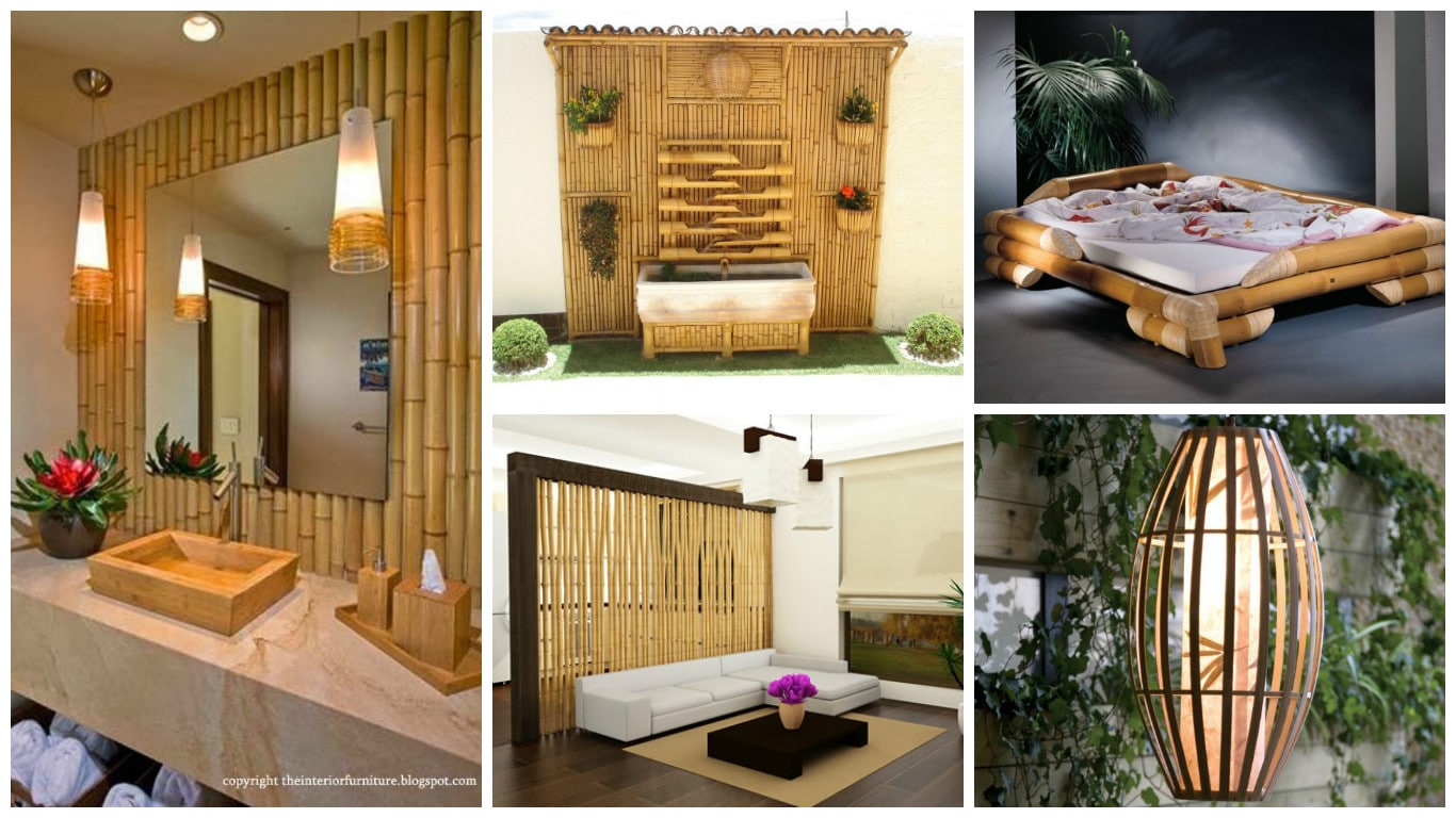 ideas decorar con bambu