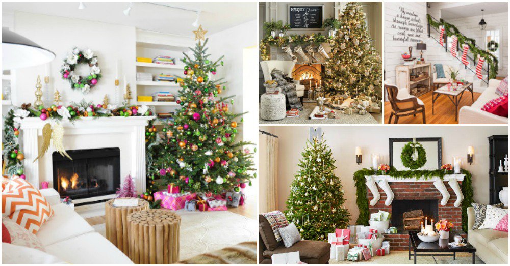 ideas decorar salon navidad