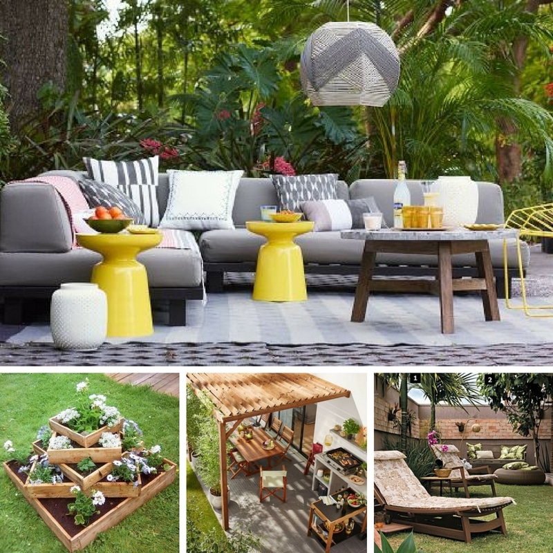 ideas decorar su jardin