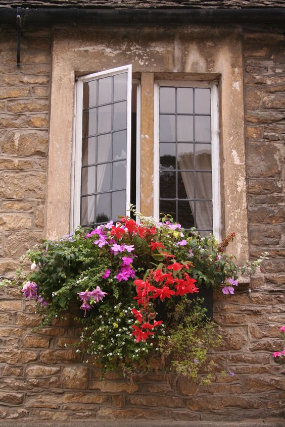 ideas decorar tus ventanas con flores 7