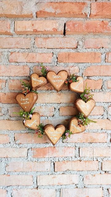 ideas diy de corazon de madera rustica 9