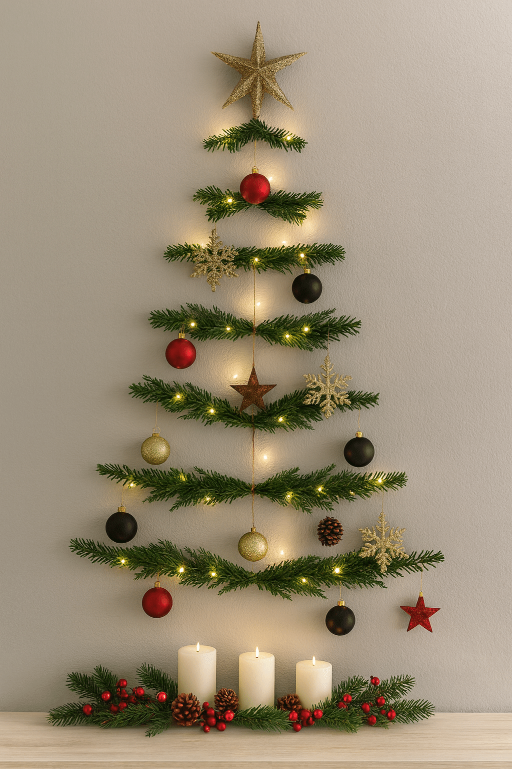 ideas economicas para arboles de navidad 3