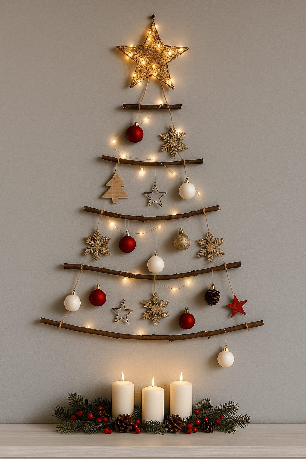 ideas economicas para arboles de navidad