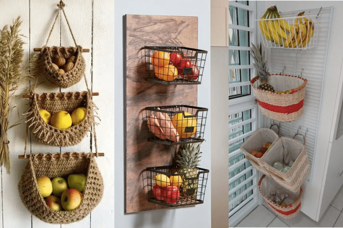 ideas fruteros de pared