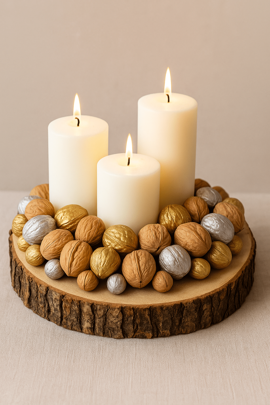 ideas para arreglos de velas navidenas 4
