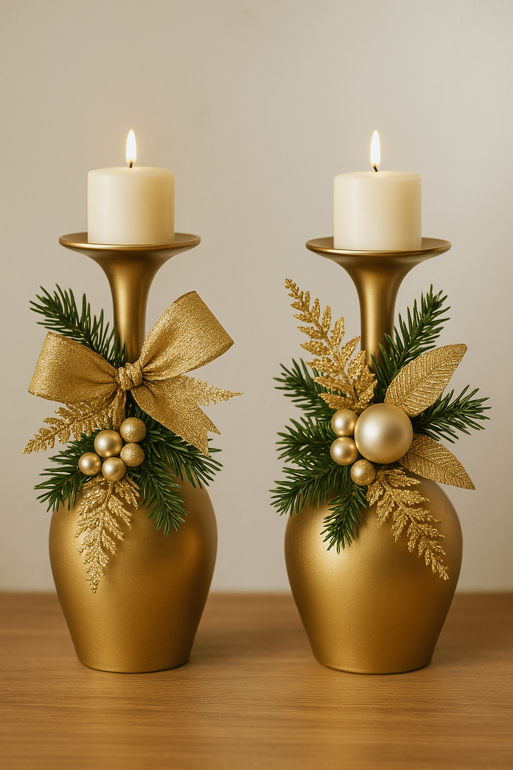 ideas para arreglos de velas navidenas 6