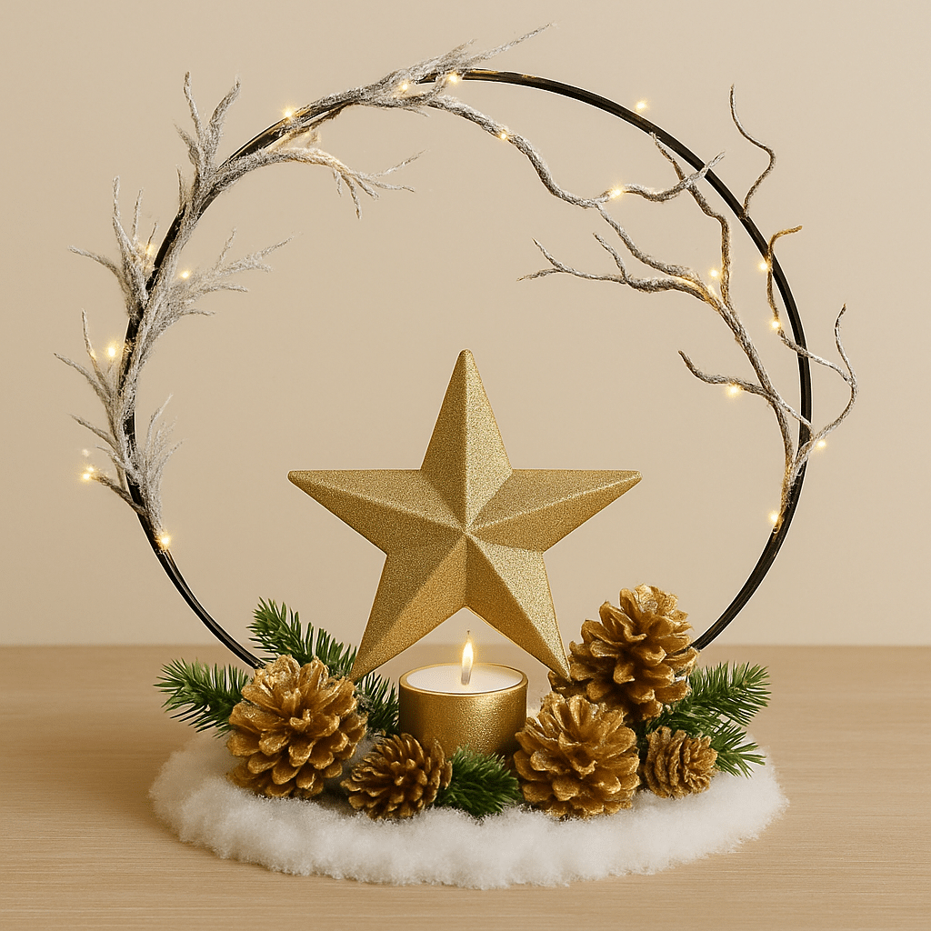 ideas para arreglos de velas navidenas 8
