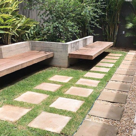 ideas para bancos de jardin 4