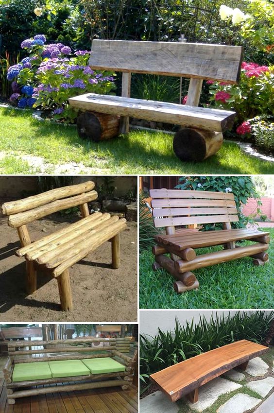 ideas para bancos de jardin 7