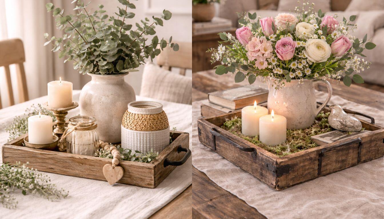 Ideas para centros de mesa con bandejas de madera: elegancia, calidez y estilo para transformar cualquier espacio Ideas para centros de mesa con bandejas de madera: elegancia, calidez y estilo para transformar cualquier espacio ideas para centros de mesa con bandejas de madera