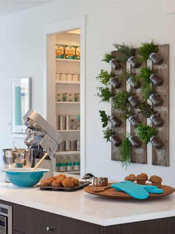 ideas para cocinas decoradas con plantas 13