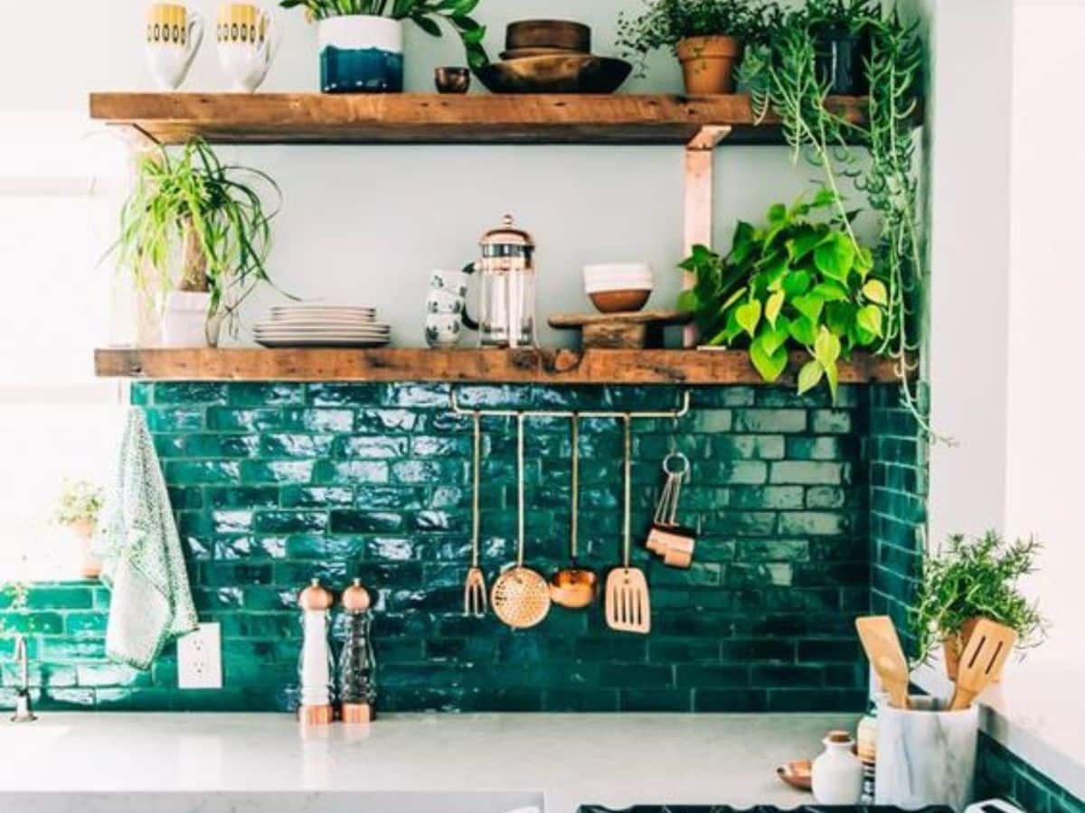 ideas para cocinas decoradas con plantas 15