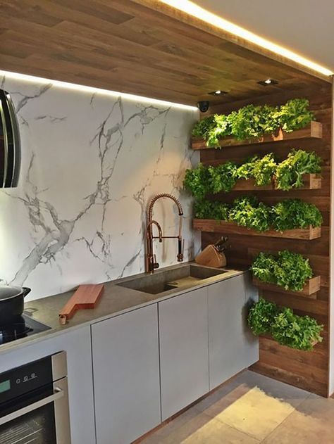 ideas para cocinas decoradas con plantas 2