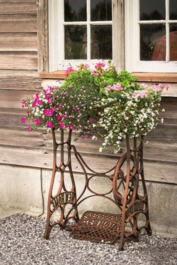 ideas para crear el jardin vintage 13