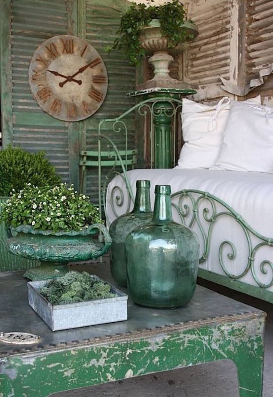 ideas para crear el jardin vintage