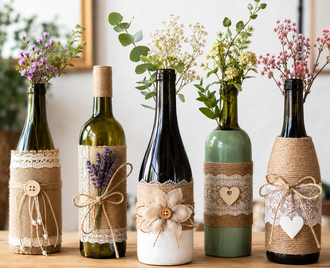 Ideas para Decorar Botellas de Vino Fácilmente Ideas para Decorar Botellas de Vino Fácilmente ideas para decorar botellas de vino 1