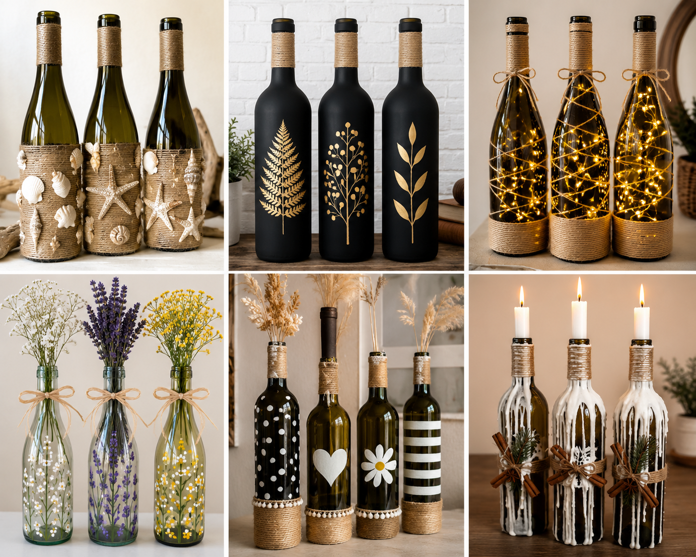 Ideas para Decorar Botellas de Vino Fácilmente Ideas para Decorar Botellas de Vino Fácilmente ideas para decorar botellas de vino 2