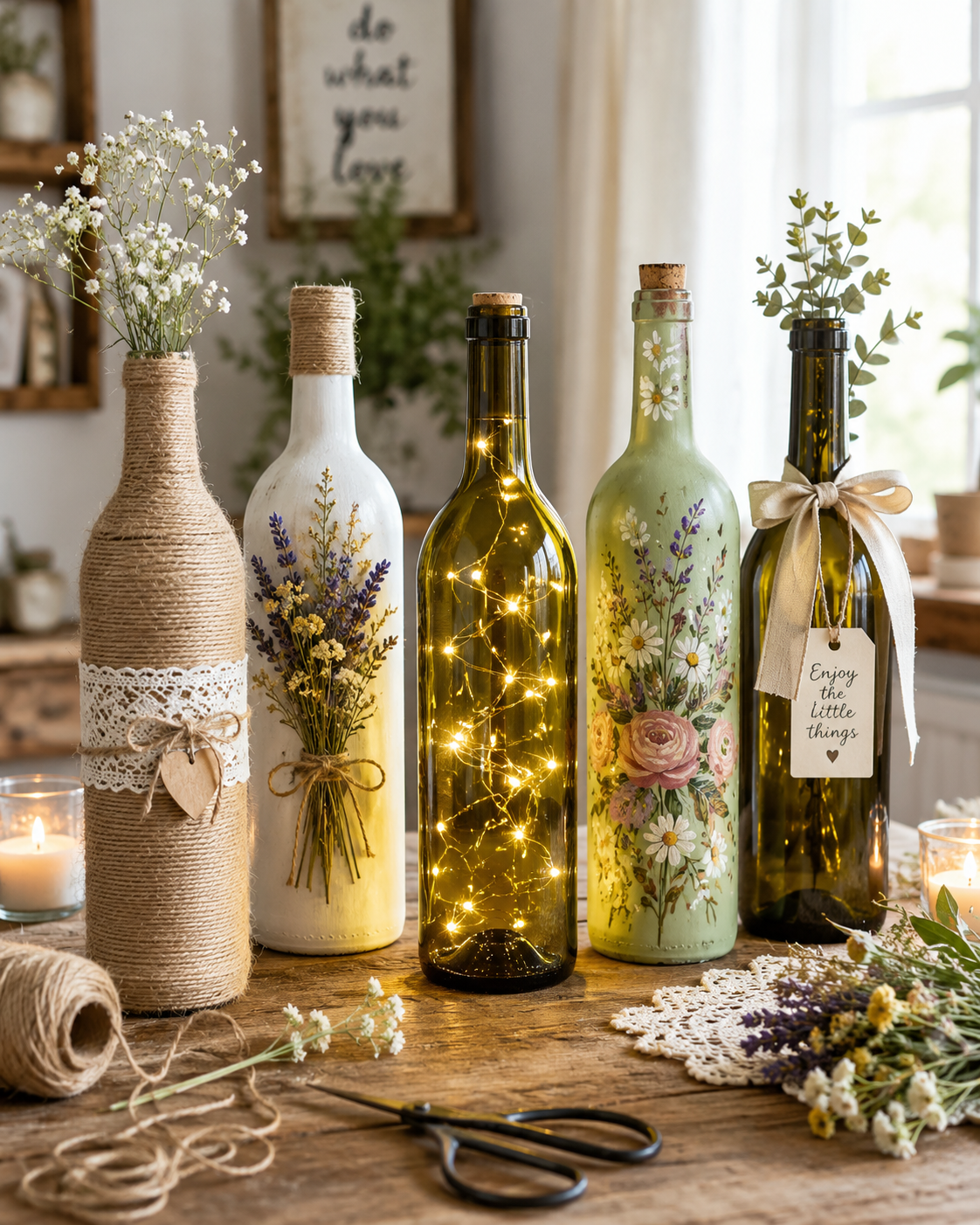 Ideas para Decorar Botellas de Vino Fácilmente Ideas para Decorar Botellas de Vino Fácilmente ideas para decorar botellas de vino 6