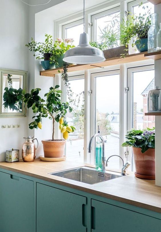 ideas para decorar cocinas con ventanas 1