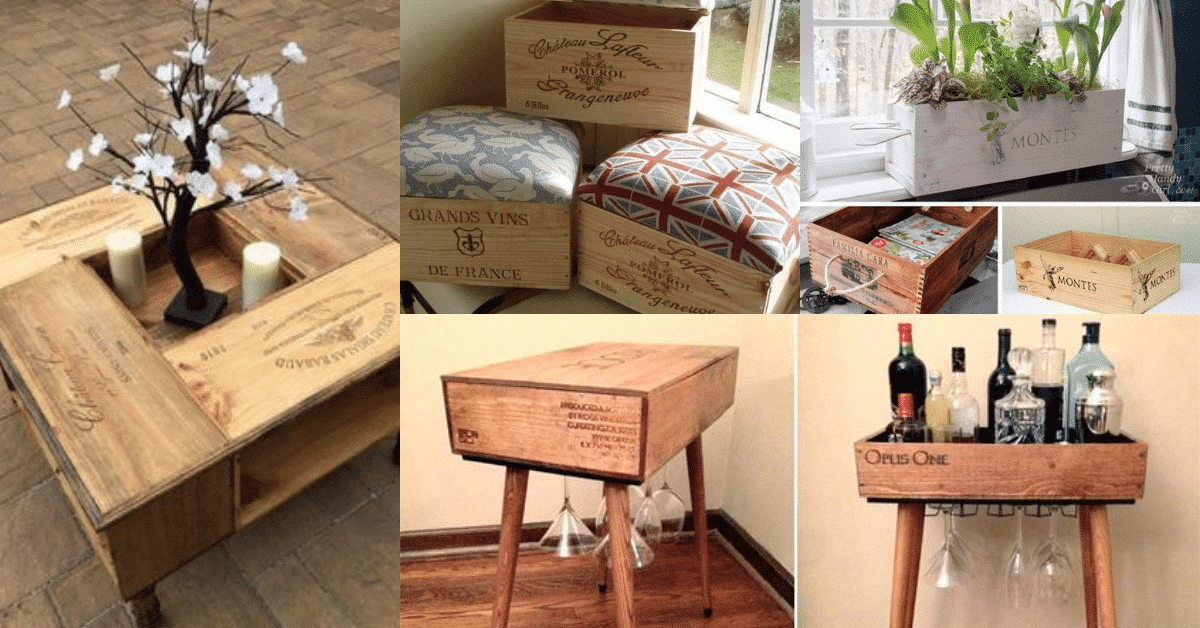 ideas para decorar con cajas de vino