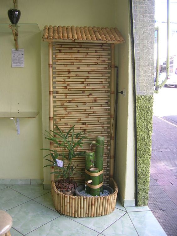 ideas para decorar con canas de bambu 2