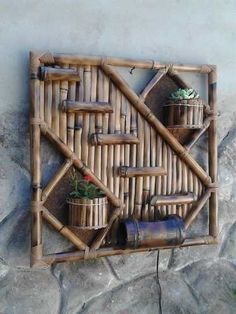 ideas para decorar con canas de bambu fuente