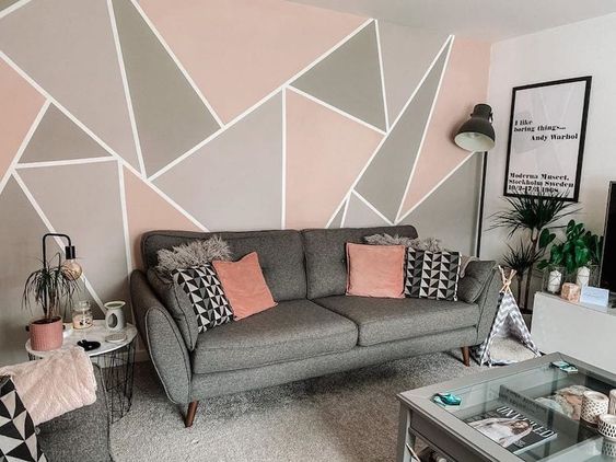 ideas para decorar con formas geometricas 1