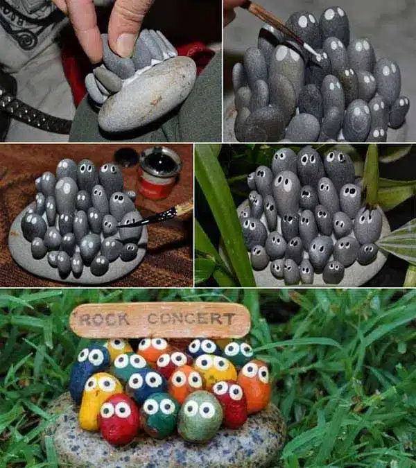 ideas para decorar jardines con rocas y piedras un toque natural y elegante 3