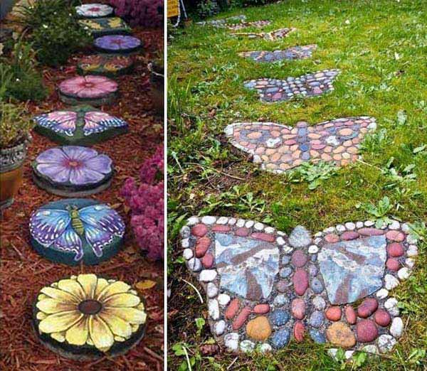 ideas para decorar jardines con rocas y piedras