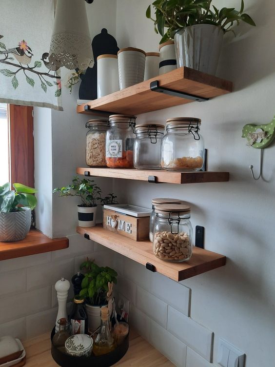 ideas para organizar una cocina sin armario 11