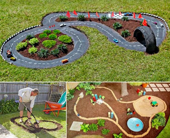 ideas para parques infantiles para ninos en el jardin 6
