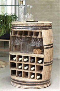 ideas para reciclar barriles de vino viejos 7