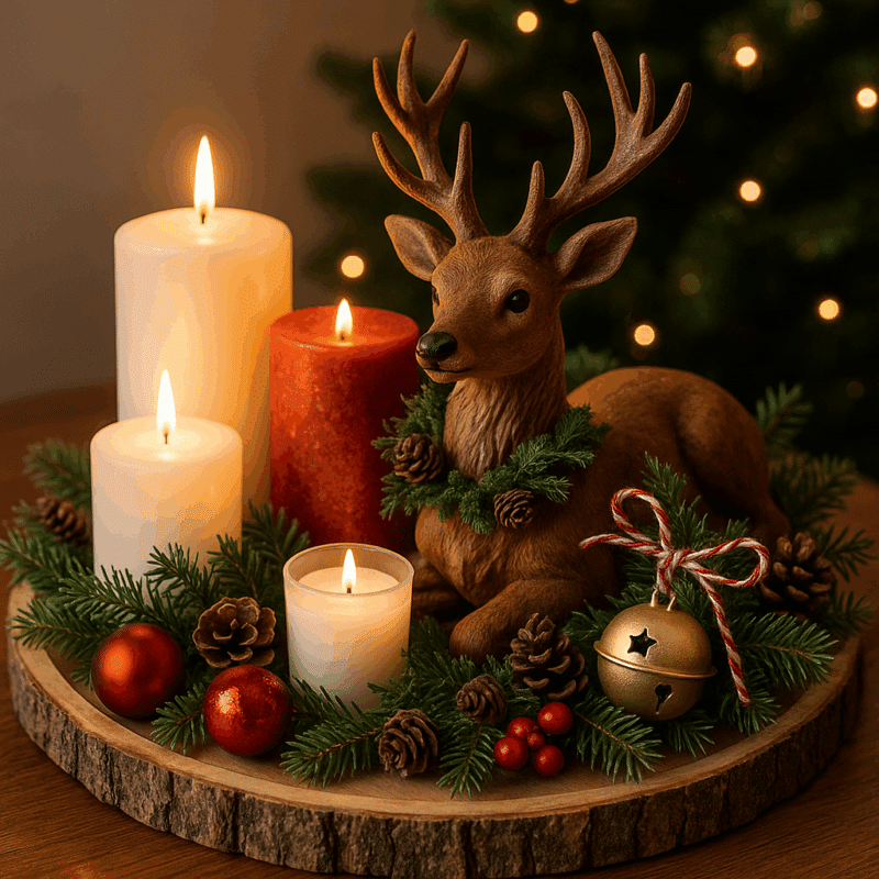 ideas para una bandeja navidena decorativa 2