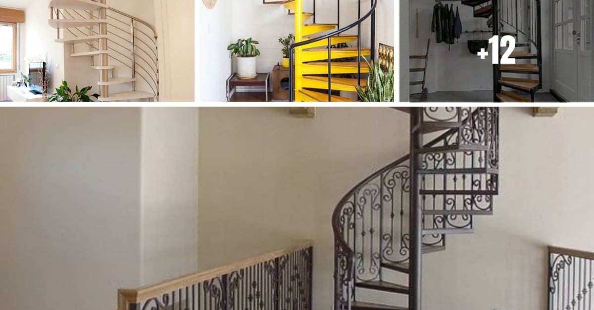 Hermosas Ideas Para Usar Escaleras De Caracol