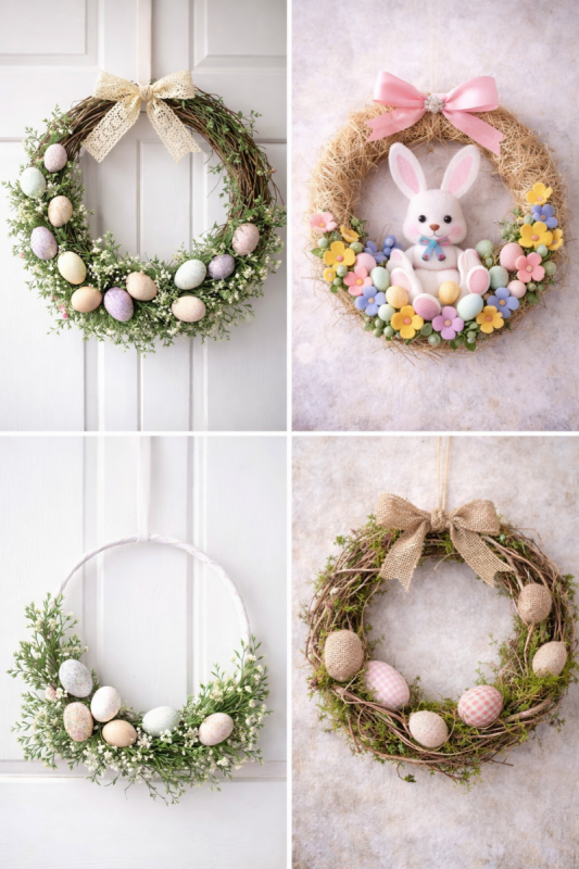 Ideas perfectas para coronas de Pascua que transformarán tu hogar esta primavera ideas perfectas para coronas de pascua 2