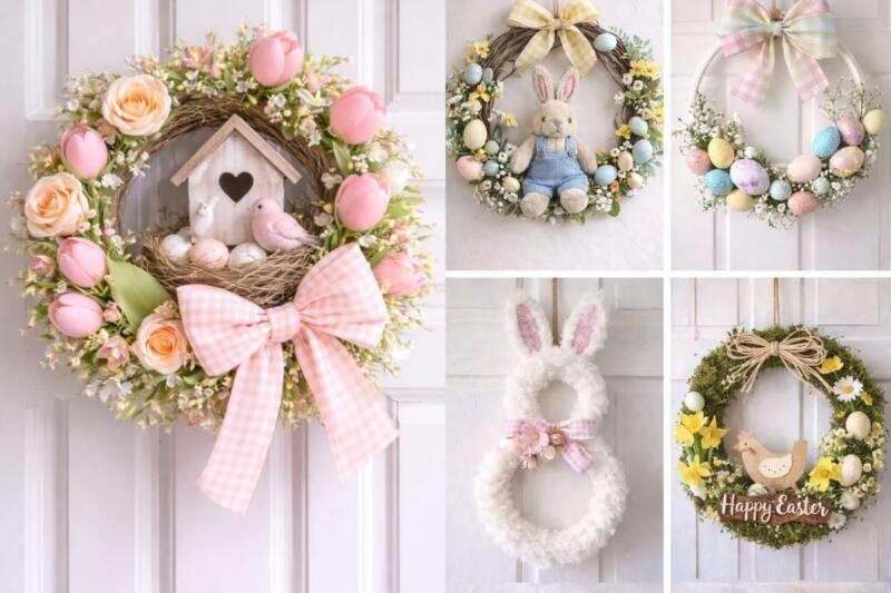 Ideas perfectas para coronas de Pascua que transformarán tu hogar esta primavera ideas perfectas para coronas de pascua