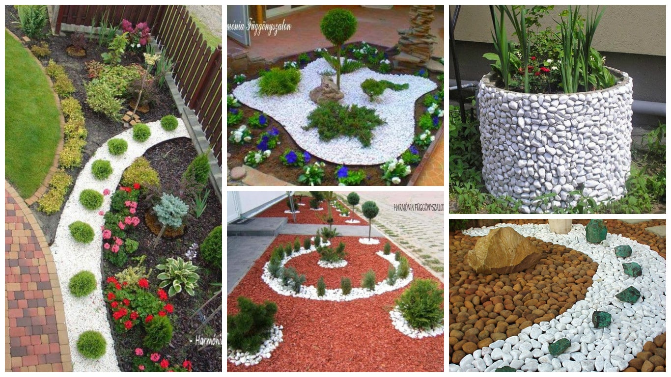 ideas piedras jardin