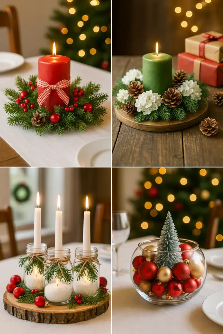 Ideas preciosas para decorar la mesa de Navidad: Transformar tu cena en un escenario mágico ideas preciosas para decorar la mesa de navidad